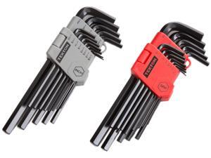 TEKTON 25252 26-pc. Long Arm Hex Key Wrench Set (Inch/Metric) TEKTON 25252 26-pc. Long Arm Hex Key Wrench Set (Inch/Metric)