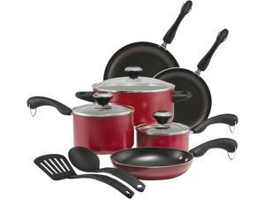 Paula Deen Signature Dishwasher Safe Nonstick 11-Piece Cookware Set, Red Paula Deen Signature Dishwasher Safe Nonstick 11-Piece Cookware Set, Red
