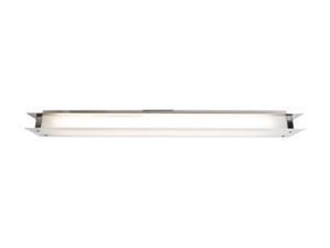 Access Lighting Vision Fluorescent Ceiling Wall Fixture - 2 Light Brushed Steel Finish w/ Frosted Glass Brushed Steel Lighting Access Lighting Vision Fluorescent Ceiling Wall Fixture - 2 Light Brushed Steel Finish w/ Frosted Glass Brushed Steel Lighting