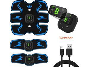 Abs Stimulator Abdominal Muscle, EMS ABS Trainer Body Toning Fitness, USB Rechargeable Toning Belt ABS Fit Weight Muscle Toner Workout Machine for Men & Women Abs Stimulator Abdominal Muscle, EMS ABS Trainer Body Toning Fitness, USB Rechargeable Toning Belt ABS Fit Weight Muscle Toner Workout Machine for Men & Women