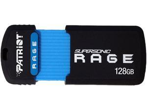 Patriot Memory 128GB Supersonic Rage USB 3.0 Flash Drive, Speed Up to 180MB/s (PEF128GSRUSB) Patriot Memory 128GB Supersonic Rage USB 3.0 Flash Drive, Speed Up to 180MB/s (PEF128GSRUSB)
