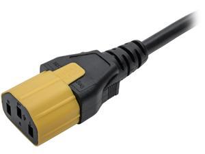 Tripp Lite PLC14YW Plug-Lock Inserts, Detachable C13 Power Cord/C14 Inlet, Yellow, 100 Pack Tripp Lite PLC14YW Plug-Lock Inserts, Detachable C13 Power Cord/C14 Inlet, Yellow, 100 Pack