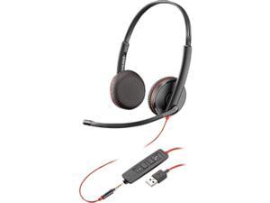 Plantronics Blackwire C3225 Headset - USB Type A - Over-the-head - Black Plantronics Blackwire C3225 Headset - USB Type A - Over-the-head - Black
