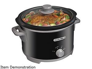 Proctor Silex 33043 4-Quart Slow Cooker, Black Proctor Silex 33043 4-Quart Slow Cooker, Black