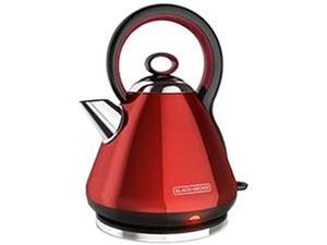 Black & Decker KE2900R 1.7L Stainless Steel Electric Cordless Kettle, Red, Black & Decker KE2900R 1.7L Stainless Steel Electric Cordless Kettle, Red,