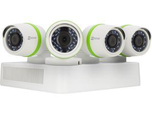 EZVIZ Outdoor 3MP Video Security Surveillance System, 4 Weatherproof HD Cameras, 4 Channel 1TB DVR Storage, Night Vision, Motion Tracking (BD-1434B1) EZVIZ Outdoor 3MP Video Security Surveillance System, 4 Weatherproof HD Cameras, 4 Channel 1TB DVR Storage, Night Vision, Motion Tracking (BD-1434B1)