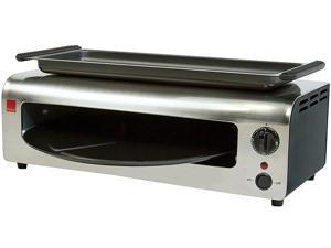 Ronco PO1001BLGEN Pizza & More Toaster Oven, Black & Stainless Ronco PO1001BLGEN Pizza & More Toaster Oven, Black & Stainless