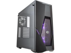 Cooler Master MasterBox K500 ATX Mid Tower w/ Front Semi-Meshed Ventilation, Tempered Glass Side Panel, Front RGB Strips & 2 x 120mm RGB Fans Cooler Master MasterBox K500 ATX Mid Tower w/ Front Semi-Meshed Ventilation, Tempered Glass Side Panel, Front RGB Strips & 2 x 120mm RGB Fans