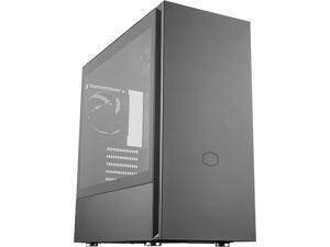 Cooler Master Silencio S600 ATX Mid-Tower w/ Sound-Dampening Material, Sound-Dampened Steel Side Panel, Reversible Front Panel, SD Card Reader, and 2x 120mm PWM Silencio FP Fans Cooler Master Silencio S600 ATX Mid-Tower w/ Sound-Dampening Material, Sound-Dampened Steel Side Panel, Reversible Front Panel, SD Card Reader, and 2x 120mm PWM Silencio FP Fans