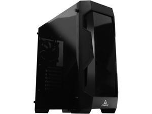 Antec Dark Fleet Series DF500 Black SGCC / Plastic ATX Mid Tower Computer Case, Install up to 6 Storage Drives, 1 x 120mm Fan Pre-Installed in the Rear, USB3.0 Antec Dark Fleet Series DF500 Black SGCC / Plastic ATX Mid Tower Computer Case, Install up to 6 Storage Drives, 1 x 120mm Fan Pre-Installed in the Rear, USB3.0