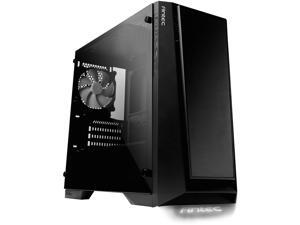Antec Performance Series P6 Black SGCC / Plastic Micro ATX Tower Computer Case, 4mm Tempered Glass Side Panel, White LED Logo Projector, Relocatable/Removable 3.5” HDD Cage, USB3.0 Antec Performance Series P6 Black SGCC / Plastic Micro ATX Tower Computer Case, 4mm Tempered Glass Side Panel, White LED Logo Projector, Relocatable/Removable 3.5” HDD Cage, USB3.0