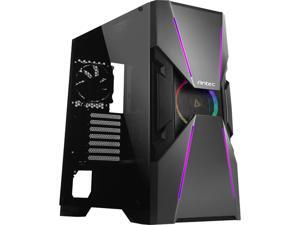 Antec Dark Avenger DA601 E-ATX Mid Tower Case/ARGB Motherboard Sync/Tempered Glass/Prizm 120 ARGB Fan Included Antec Dark Avenger DA601 E-ATX Mid Tower Case/ARGB Motherboard Sync/Tempered Glass/Prizm 120 ARGB Fan Included