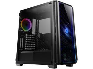 Antec NX Series NX1000, Mid-Tower ATX Gaming Case, Front LED Light Effects, 3 x Tempered Glass Front & Side Panels, 360 mm Radiator Support, 1 x 120 mm ARGB Fan Included Antec NX Series NX1000, Mid-Tower ATX Gaming Case, Front LED Light Effects, 3 x Tempered Glass Front & Side Panels, 360 mm Radiator Support, 1 x 120 mm ARGB Fan Included