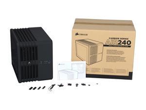 Corsair Carbide Series Air 240 CC-9011070-WW Black Steel Micro ATX / Mini-ITX Air 240 High Airflow MicroATX and Mini-ITX PC Case Corsair Carbide Series Air 240 CC-9011070-WW Black Steel Micro ATX / Mini-ITX Air 240 High Airflow MicroATX and Mini-ITX PC Case