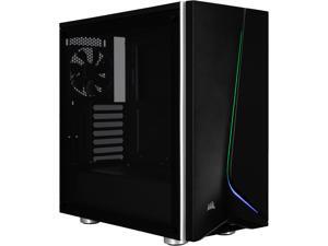 Corsair Carbide Series SPEC-06 RGB CC-9011146-WW Black Steel / Plastic / Tempered Glass ATX Mid Tower Computer Case Corsair Carbide Series SPEC-06 RGB CC-9011146-WW Black Steel / Plastic / Tempered Glass ATX Mid Tower Computer Case