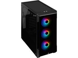 CORSAIR iCUE 220T RGB Tempered Glass Mid-Tower Smart Case, Black (CC-9011190-WW) CORSAIR iCUE 220T RGB Tempered Glass Mid-Tower Smart Case, Black (CC-9011190-WW)