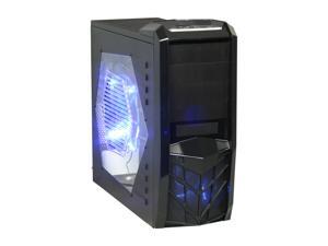 APEVIA X-TROOPER Series X-TRP-BL Black / Blue Steel ATX Mid Tower Computer Case APEVIA X-TROOPER Series X-TRP-BL Black / Blue Steel ATX Mid Tower Computer Case