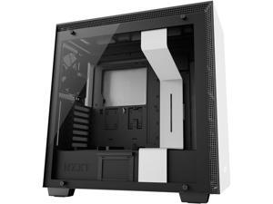 NZXT H700i Mid Tower Chassis with 3x120mm, 1x140mm and LED strips, Matte White/Black with Smart Device, Cable Management System and Tempered Glass NZXT H700i Mid Tower Chassis with 3x120mm, 1x140mm and LED strips, Matte White/Black with Smart Device, Cable Management System and Tempered Glass