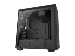 NZXT H700i Mid Tower Chassis with 3x120mm, 1x140mm and LED strips, Matte Black/Black with Smart Device, Cable Management System and Tempered Glass NZXT H700i Mid Tower Chassis with 3x120mm, 1x140mm and LED strips, Matte Black/Black with Smart Device, Cable Management System and Tempered Glass