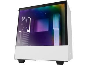NZXT H500i - Compact ATX Mid-Tower PC Gaming Case - RGB Lighting and Fan Control - CAM-Powered Smart Device - Tempered Glass Panel - Enhanced Cable Management System – Water-Cooling Ready - WHI/BLK NZXT H500i - Compact ATX Mid-Tower PC Gaming Case - RGB Lighting and Fan Control - CAM-Powered Smart Device - Tempered Glass Panel - Enhanced Cable Management System – Water-Cooling Ready - WHI/BLK