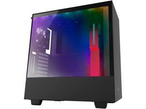 NZXT H500i - Compact ATX Mid-Tower PC Gaming Case - RGB Lighting and Fan Control - CAM-Powered Smart Device - Tempered Glass Panel - Enhanced Cable Management System - Water-Cooling Ready - Black/Red NZXT H500i - Compact ATX Mid-Tower PC Gaming Case - RGB Lighting and Fan Control - CAM-Powered Smart Device - Tempered Glass Panel - Enhanced Cable Management System - Water-Cooling Ready - Black/Red