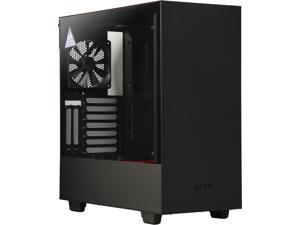 NZXT H500i CA-H500W-BR Matte Black/Red SECC Steel and Tempered Glass ATX Mid Tower Computer Case NZXT H500i CA-H500W-BR Matte Black/Red SECC Steel and Tempered Glass ATX Mid Tower Computer Case