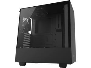 NZXT H500 - Compact ATX Mid-Tower PC Gaming Case - Tempered Glass Panel - All-Steel Construction - Enhanced Cable Management System - Water-Cooling Ready - Black NZXT H500 - Compact ATX Mid-Tower PC Gaming Case - Tempered Glass Panel - All-Steel Construction - Enhanced Cable Management System - Water-Cooling Ready - Black