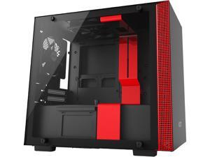NZXT H200 - Mini-ITX PC Gaming Case - Tempered Glass Panel - All-Steel Construction - Enhanced Cable Management System - Water Cooling Ready - Black/Red NZXT H200 - Mini-ITX PC Gaming Case - Tempered Glass Panel - All-Steel Construction - Enhanced Cable Management System - Water Cooling Ready - Black/Red