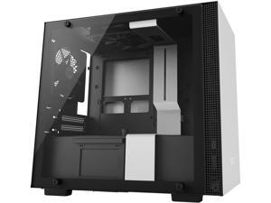NZXT H200 - Mini-ITX PC Gaming Case - Tempered Glass Panel - All-Steel Construction - Enhanced Cable Management System - Water Cooling Ready - White/Black NZXT H200 - Mini-ITX PC Gaming Case - Tempered Glass Panel - All-Steel Construction - Enhanced Cable Management System - Water Cooling Ready - White/Black