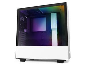 NZXT H510i - Compact ATX Mid -Tower PC Gaming Case - Front I/O USB Type-C Port - Vertical GPU Mount - Tempered Glass Side Panel - Integrated RGB Lighting - Water-Cooling Ready - White/Black NZXT H510i - Compact ATX Mid -Tower PC Gaming Case - Front I/O USB Type-C Port - Vertical GPU Mount - Tempered Glass Side Panel - Integrated RGB Lighting - Water-Cooling Ready - White/Black