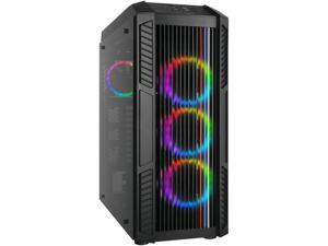 Rosewill ATX Full Tower Gaming PC Computer Case with Dual Ring RGB LED Fans, E-ATX Support, Tempered Glass/Steel, User-Controlled Top Fins/Fan Vents - NIGHTHAWK Z-RGB Rosewill ATX Full Tower Gaming PC Computer Case with Dual Ring RGB LED Fans, E-ATX Support, Tempered Glass/Steel, User-Controlled Top Fins/Fan Vents - NIGHTHAWK Z-RGB