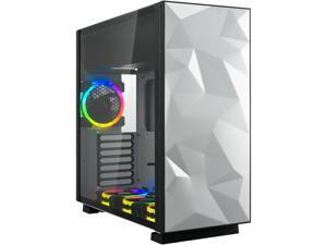 Rosewill ATX Mid Tower Gaming PC Computer Case with RGB Software Sync Dual Ring RGB LED Fans, 240mm AIO Support, EATX Support, Top Mount PSU & HDD/SSD, Tempered Glass & White Steel - PRISM S Rosewill ATX Mid Tower Gaming PC Computer Case with RGB Software Sync Dual Ring RGB LED Fans, 240mm AIO Support, EATX Support, Top Mount PSU & HDD/SSD, Tempered Glass & White Steel - PRISM S
