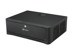 SILVERSTONE Black Aluminum front door and plastic front panel, 0.8mm SECC body Grandia Series GD06B ATX Media Center / HTPC Case SILVERSTONE Black Aluminum front door and plastic front panel, 0.8mm SECC body Grandia Series GD06B ATX Media Center / HTPC Case