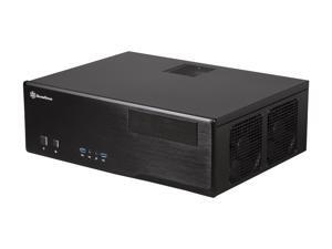 SILVERSTONE Black Aluminum skin over plastic front panel, 0.8mm SECC body Grandia Series SST-GD05B-USB3.0 Micro ATX Media Center / HTPC Case SILVERSTONE Black Aluminum skin over plastic front panel, 0.8mm SECC body Grandia Series SST-GD05B-USB3.0 Micro ATX Media Center / HTPC Case