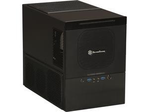 SilverStone Sugo Series SG10B Black Aluminum front panel, steel body Micro ATX Mini Tower Computer Case SilverStone Sugo Series SG10B Black Aluminum front panel, steel body Micro ATX Mini Tower Computer Case