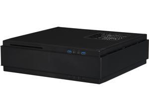 SilverStone Milo Series ML07B Black Reinforced plastic outer shell, steel body Mini-ITX DTX Computer Case with PCI-E Riser SilverStone Milo Series ML07B Black Reinforced plastic outer shell, steel body Mini-ITX DTX Computer Case with PCI-E Riser