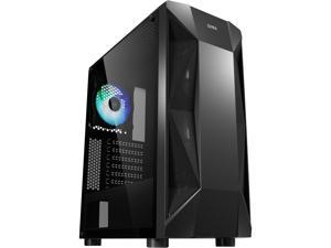 SAMA Sama-M1-ARGB Black Steel / Tempered Glass ATX Mid Tower Computer Case SAMA Sama-M1-ARGB Black Steel / Tempered Glass ATX Mid Tower Computer Case