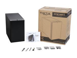 Fractal Design Define Nano S Black Silent Mini ITX Mini Tower Computer Case Fractal Design Define Nano S Black Silent Mini ITX Mini Tower Computer Case