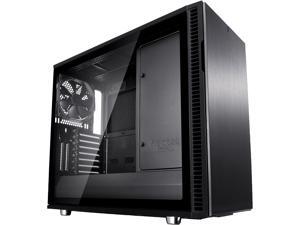 Fractal Design Define R6 USB-C Blackout Brushed Aluminum/Steel ATX Silent Modular Tempered Glass Window Mid Tower Computer Case Fractal Design Define R6 USB-C Blackout Brushed Aluminum/Steel ATX Silent Modular Tempered Glass Window Mid Tower Computer Case