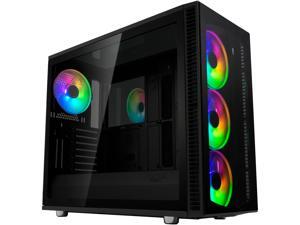 Fractal Design Define S2 Vision RGB ATX Silent Modular Dark Tint Tempered Glass Window Mid Tower Computer Case Fractal Design Define S2 Vision RGB ATX Silent Modular Dark Tint Tempered Glass Window Mid Tower Computer Case