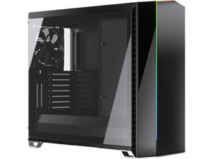 Fractal Design Vector RS Blackout ATX Silent Modular Tempered Glass Window Mid Tower Computer Case with ARGB LED strip and Adjust R1 RGB Controller Fractal Design Vector RS Blackout ATX Silent Modular Tempered Glass Window Mid Tower Computer Case with ARGB LED strip and Adjust R1 RGB Controller