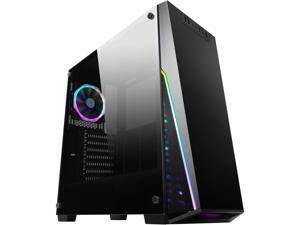 DIYPC Rainbow-Flash-R1 Black Dual USB3.0 Steel/ Tempered Glass ATX Mid Tower Gaming Computer Case w/Tempered Glass Panel and Addressable RGB LED Strip and Pre-Installed 1 x Addressable RGB LED Fan DIYPC Rainbow-Flash-R1 Black Dual USB3.0 Steel/ Tempered Glass ATX Mid Tower Gaming Computer Case w/Tempered Glass Panel and Addressable RGB LED Strip and Pre-Installed 1 x Addressable RGB LED Fan
