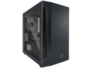 AZZA Bastion CSAZ-120 Black Steel / Plastic / Tempered Glass Micro ATX Mid Tower Computer Case AZZA Bastion CSAZ-120 Black Steel / Plastic / Tempered Glass Micro ATX Mid Tower Computer Case
