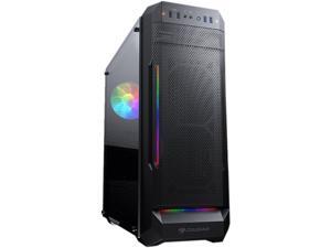 COUGAR MX331 Mesh-G Black Powerful Airflow Mid-Tower Computer Case with Stunning RGB and Tempered Glass COUGAR MX331 Mesh-G Black Powerful Airflow Mid-Tower Computer Case with Stunning RGB and Tempered Glass
