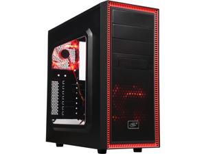Deepcool TESSERACT SW Red SPCC Plastic Rubber Coating ATX Mid Tower Computer Case Compatible with ATX 12V / EPS 12V Power Supply (Not Included) Deepcool TESSERACT SW Red SPCC Plastic Rubber Coating ATX Mid Tower Computer Case Compatible with ATX 12V / EPS 12V Power Supply (Not Included)