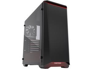 Phanteks Eclipse P400S PH-EC416PSTG_BR Silent Edition Black/Red Tempered Glass/Steel RGB ATX Mid Tower Computer Case Phanteks Eclipse P400S PH-EC416PSTG_BR Silent Edition Black/Red Tempered Glass/Steel RGB ATX Mid Tower Computer Case