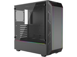 Phanteks Eclipse P350X PH-EC350PTG_DBK Black Steel / Tempered Glass Compact E-ATX Mid-Tower Computer Case with Integrated Digital RGB LEDs Phanteks Eclipse P350X PH-EC350PTG_DBK Black Steel / Tempered Glass Compact E-ATX Mid-Tower Computer Case with Integrated Digital RGB LEDs