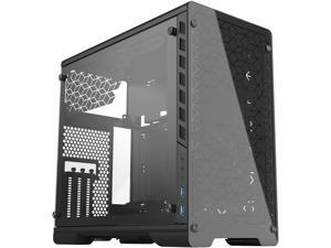 Metallic Gear Neo Series MG-NE210G_BK01 Black Sandblasted Aluminum, Steel Chassis, Tempered Glass Mini-ITX Case Computer Case Metallic Gear Neo Series MG-NE210G_BK01 Black Sandblasted Aluminum, Steel Chassis, Tempered Glass Mini-ITX Case Computer Case
