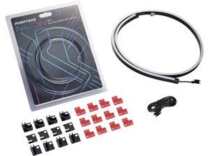 Phanteks NEON Digital-RGB LED Strip M1 - 1x 1-meter Smooth Lighting Strip, Full-Color Range, Flexible Mounting, PH-NELEDKT_M1 Phanteks NEON Digital-RGB LED Strip M1 - 1x 1-meter Smooth Lighting Strip, Full-Color Range, Flexible Mounting, PH-NELEDKT_M1