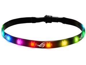 ASUS ROG Addressable RGB 5050 LED 30cm Lighting Strip with Magnetic Backing and Adhesive Strips for use with AURA Sync RGB Lighting Software ASUS ROG Addressable RGB 5050 LED 30cm Lighting Strip with Magnetic Backing and Adhesive Strips for use with AURA Sync RGB Lighting Software